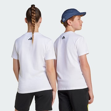 ADIDAS SPORTSWEAR Funktsionaalne särk 'Adidas x Smileyworld', värv valge