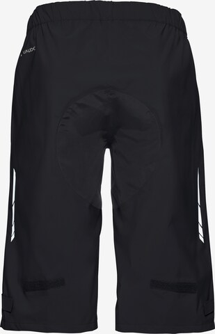 VAUDE Regular Outdoor Pants 'Moab Rain STS' in Black