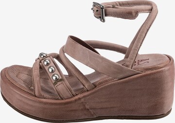 A.S.98 Strap Sandals 'Arca' in Brown: front