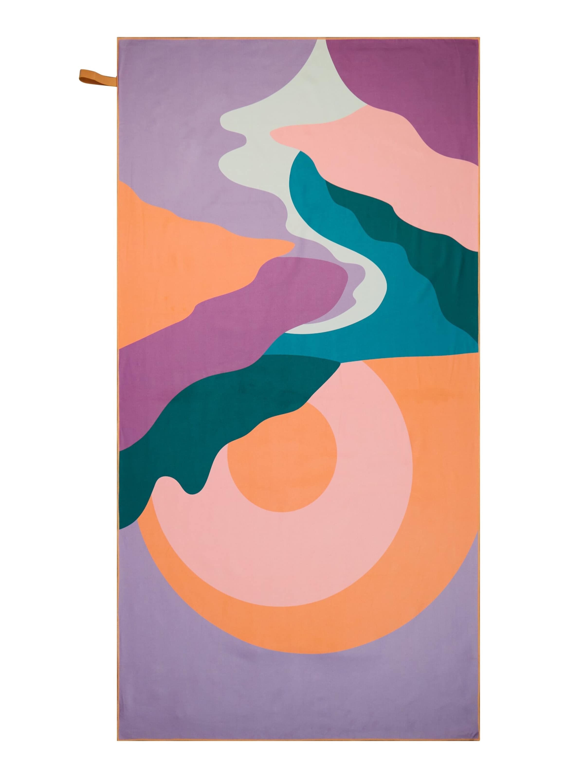 PROTEST Strandtuch 'PRTLisboa' in Lila: Vorderseite