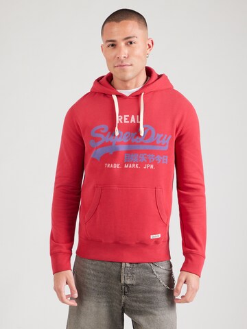 Sweat-shirt Superdry & Co en rouge : devant