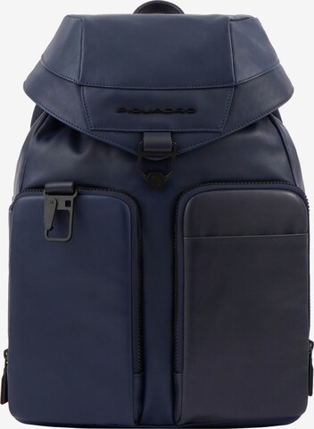 Piquadro Backpack 'Finn' in Blue: front