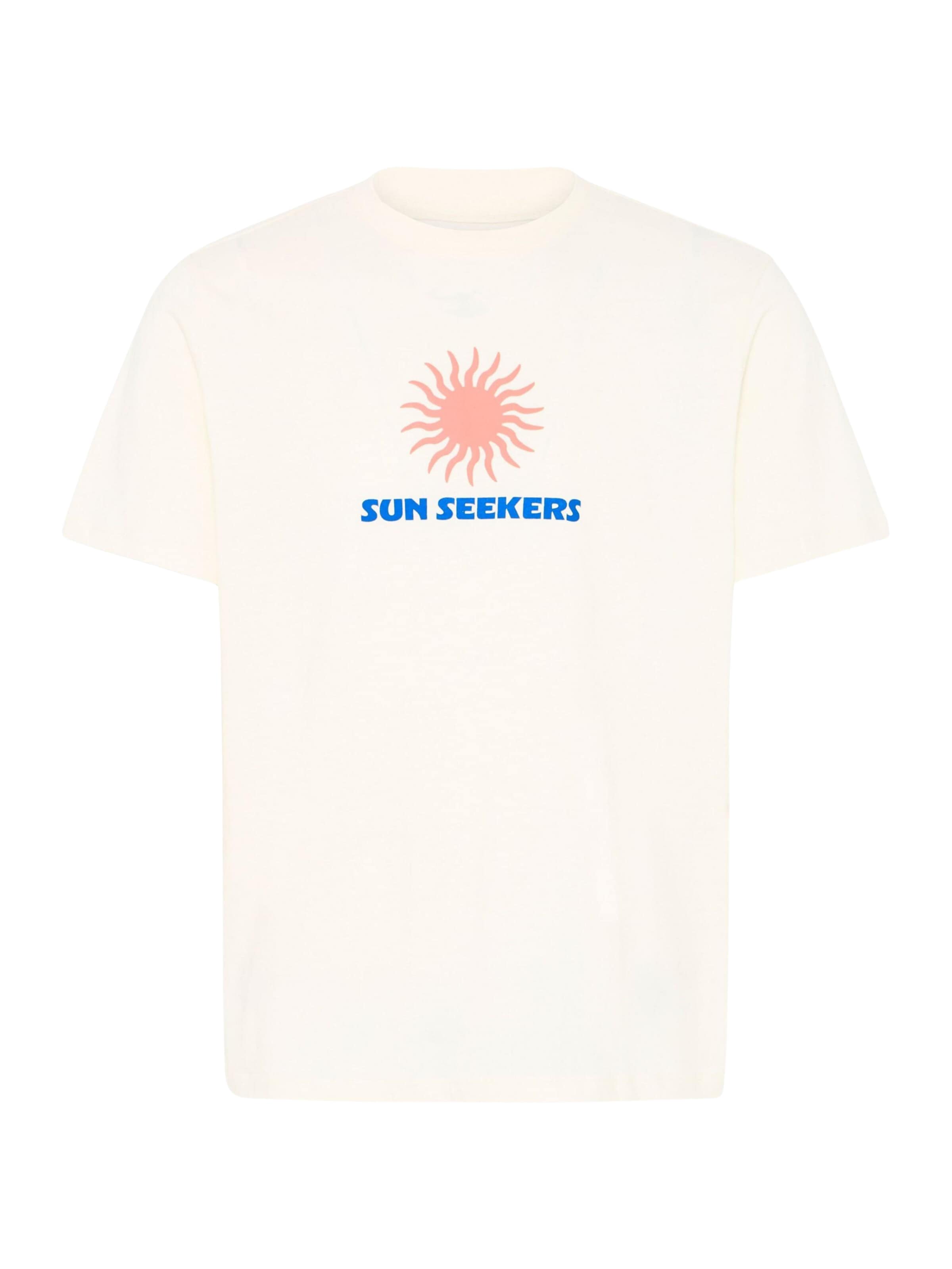 BLEND Rundhalsshirt ' BHKarter ' in Weiß: Vorderseite