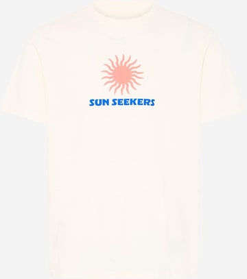 BLEND Rundhalsshirt ' BHKarter ' in Weiß: Vorderseite