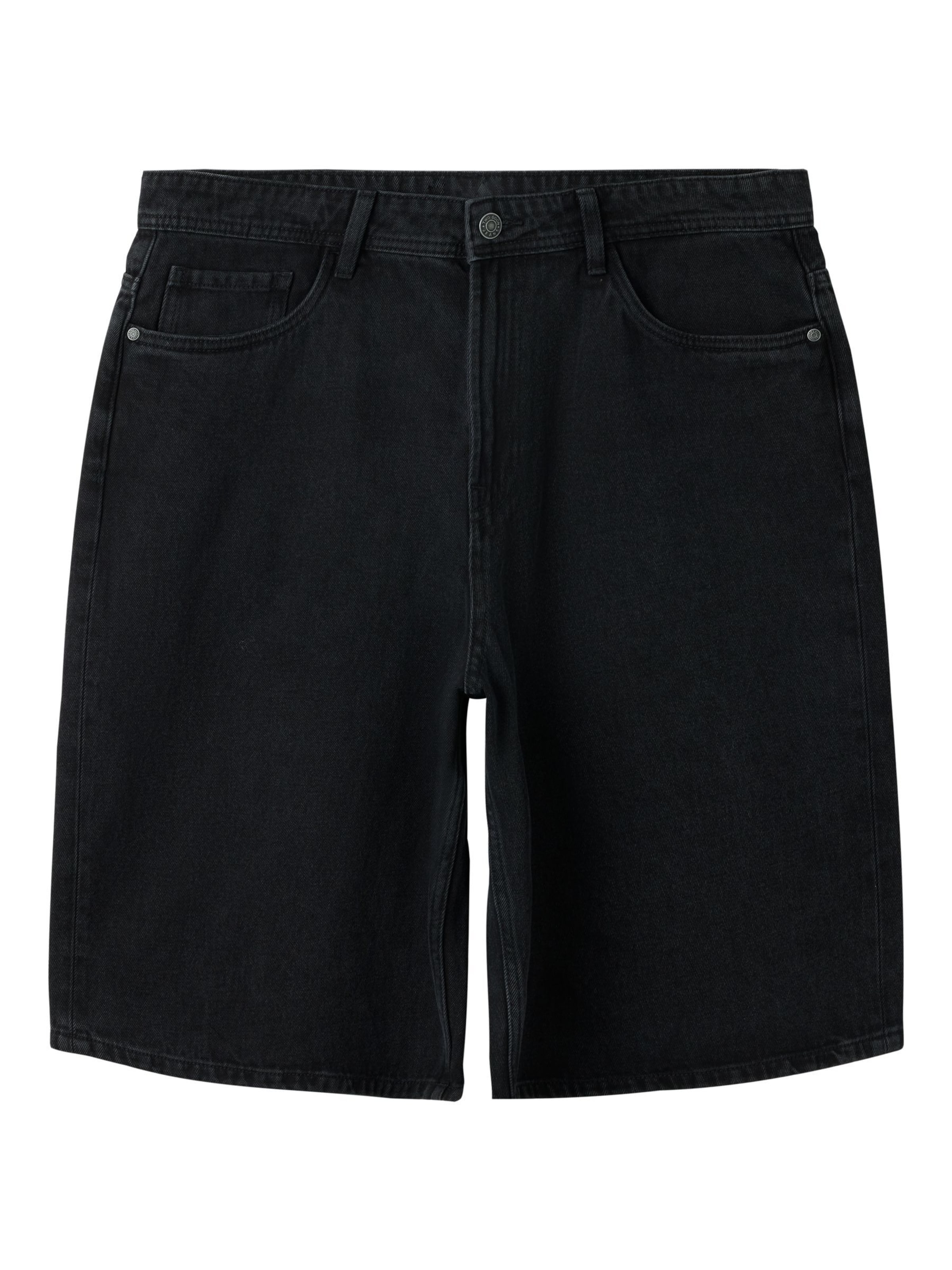 TWO SOON Loosefit Jeans in Zwart: voorkant