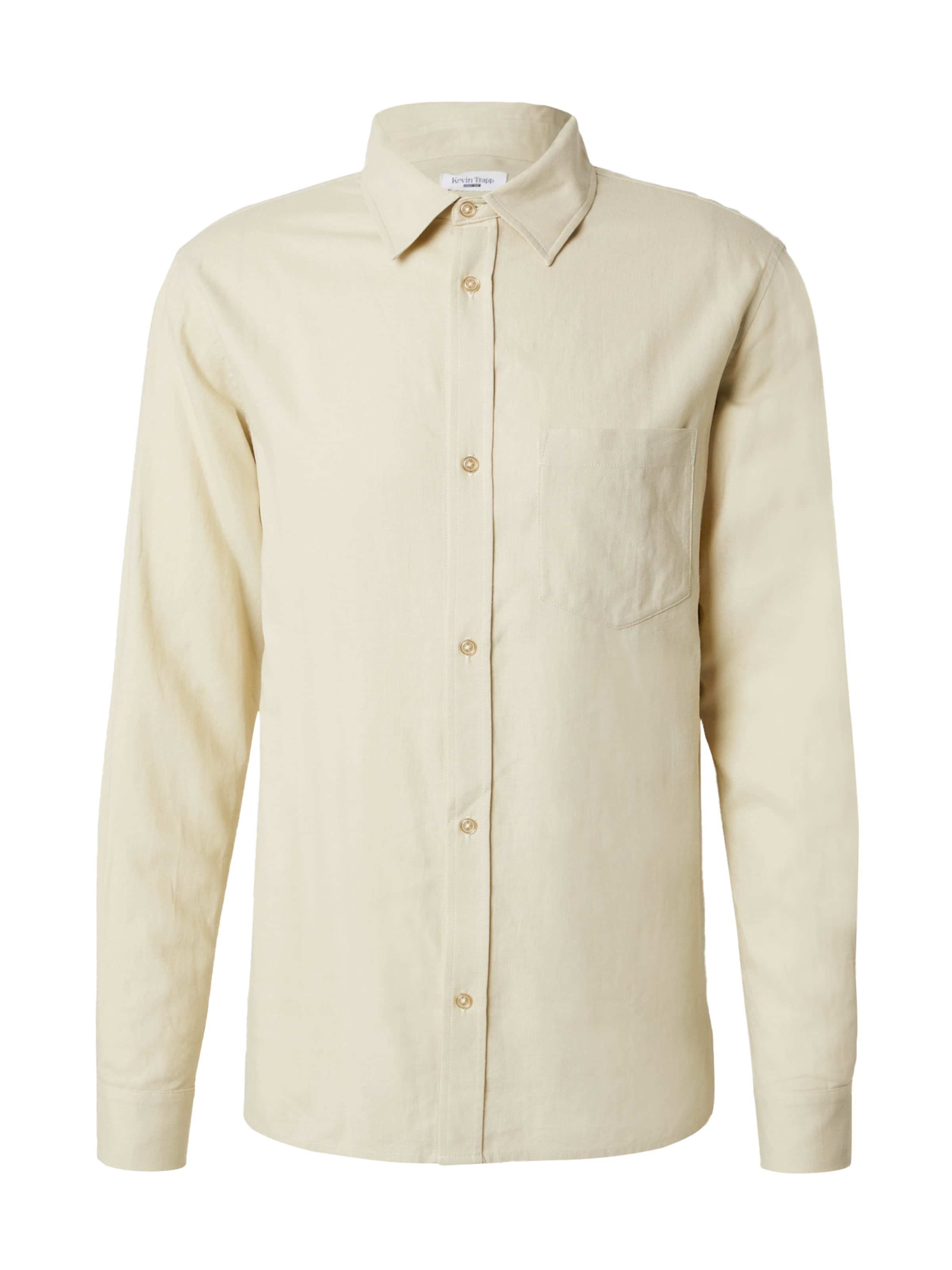 TRAPP - Ajuste regular Camisa 'Mattis' en beige: frente