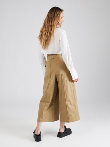 Weekend Max Mara Wide Leg Housut 'PINIDE' värissä beige