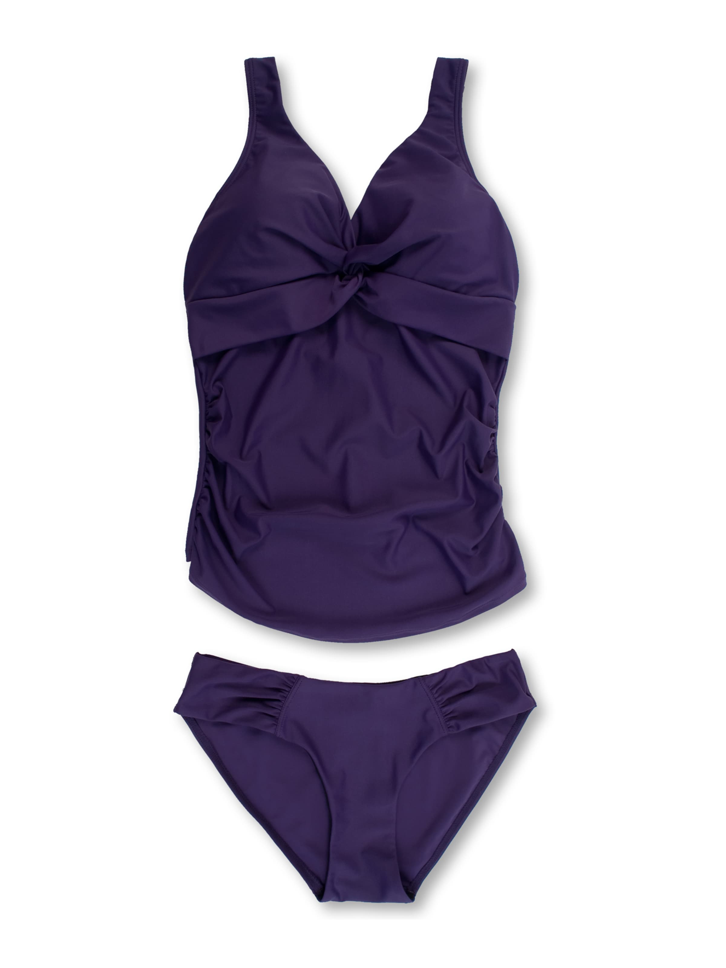 petit amour - Clásico Tankini 'Audrey' en lila: frente