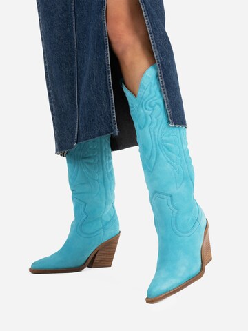 BRONX Cowboy Boots 'New-Kole' in Blue