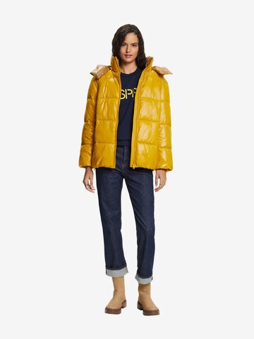 ESPRIT Winterjacke in Gelb