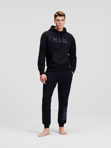 Karl Lagerfeld Zúžený strih Nohavice - Čierna