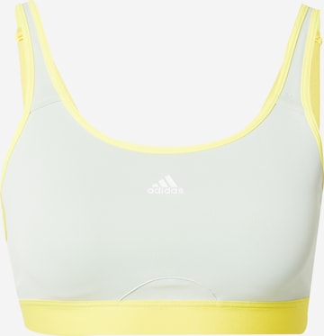 ADIDAS PERFORMANCE Sports bra in Green: front