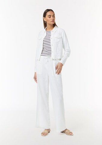 comma casual identity Wide leg Pants in White