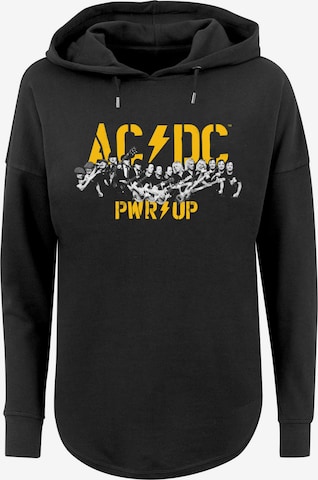 Sweat-shirt 'ACDC Rock Band PWRUP Portrait Motion' F4NT4STIC en noir : devant
