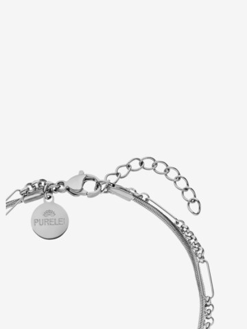 PURELEI Bracelet 'Sleeky-Unison' in Silver