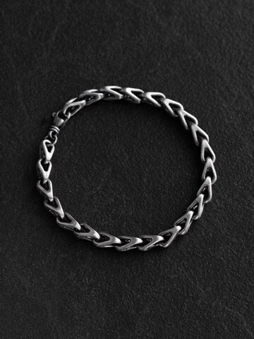 REYTEL - Pulsera 'VIGORE' en plata: frente