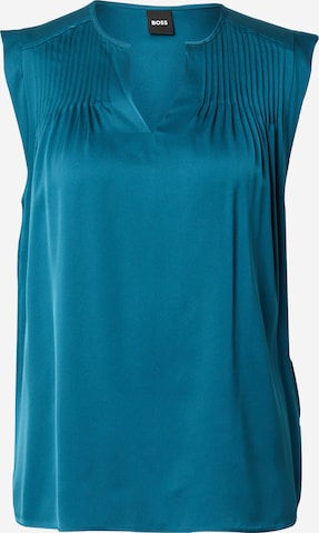 BOSS Black - Blusa 'Binalli' em verde: frente