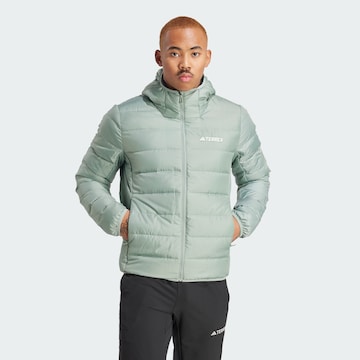 Veste outdoor ADIDAS TERREX en vert : devant