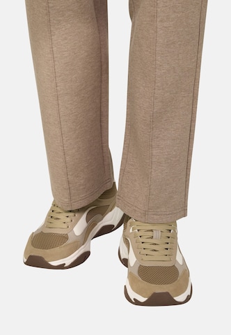 Boggi Milano Sneakers laag 'Storm' in Beige: voorkant