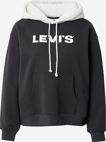 LEVI'S ® Sweatshirt 'Graphic Ash Hoodie' in Black: front