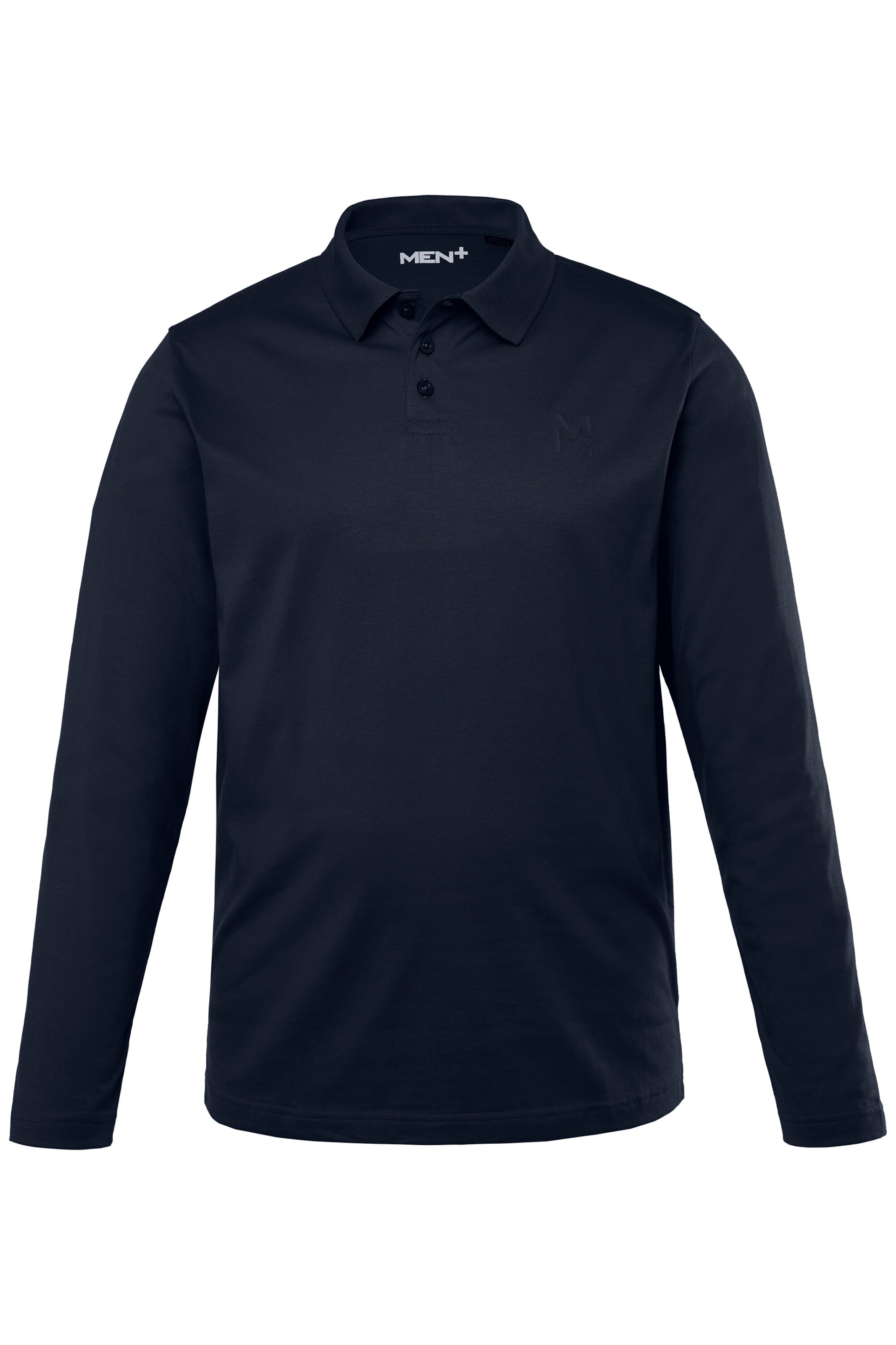 Men Plus Shirt in Blauw: voorkant