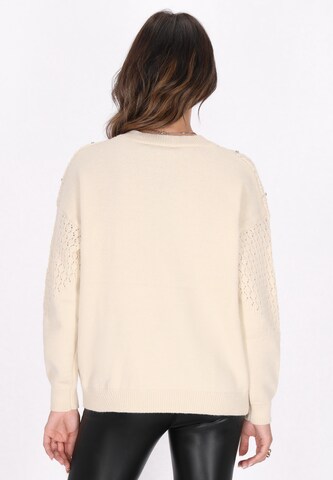 faina - Jersey en beige