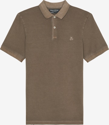 Marc O'Polo Shirt in Bruin: voorkant