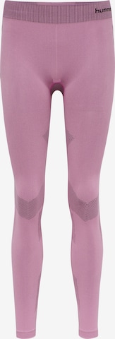 Pantalon de sport 'First' Hummel en violet : devant