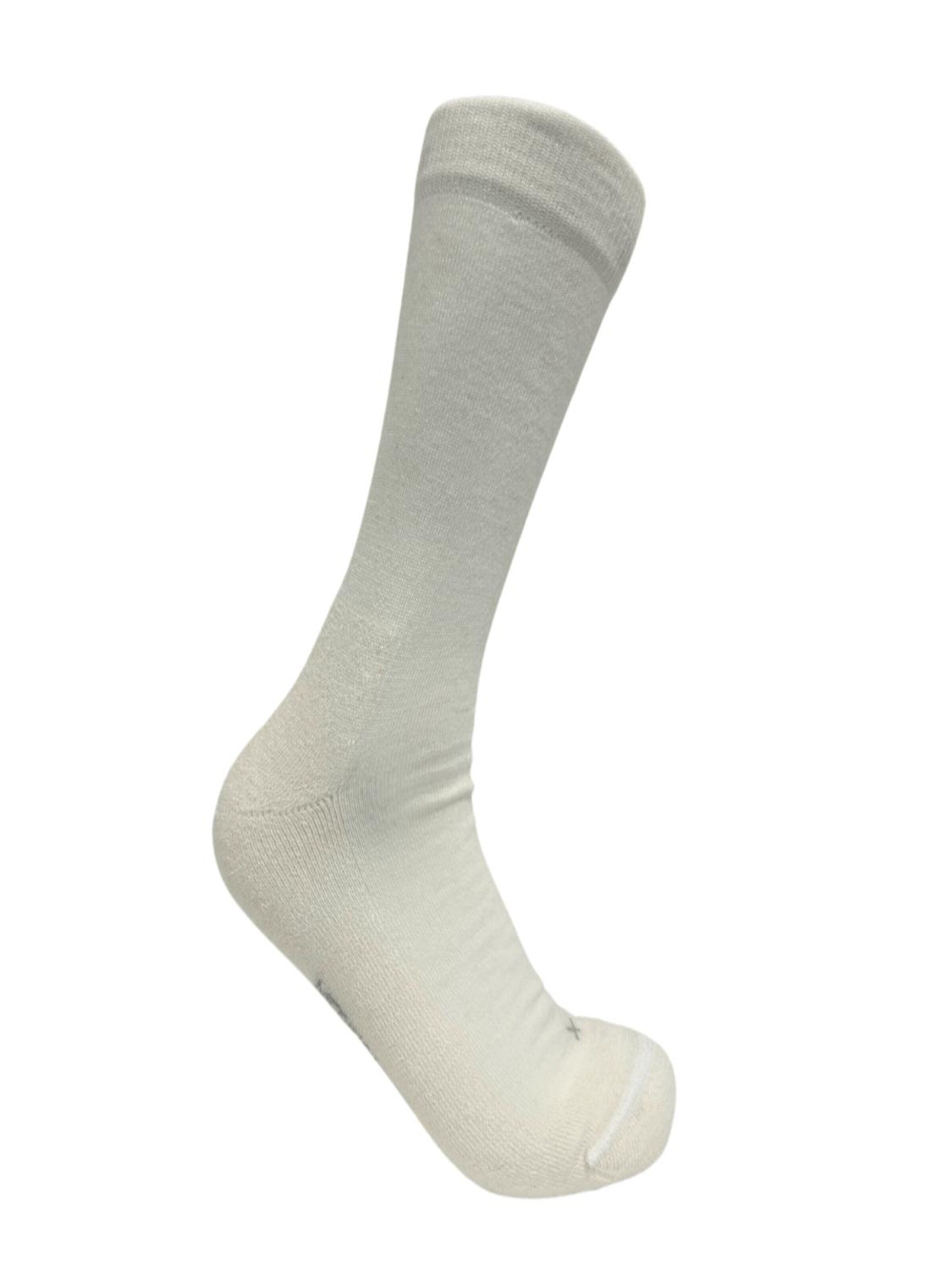 Merino Love Socks 'The Comfort Sokken' in White: front