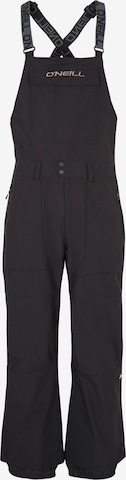 O'NEILL Loose fit Outdoor Pants 'Shred Bib' in Black: front