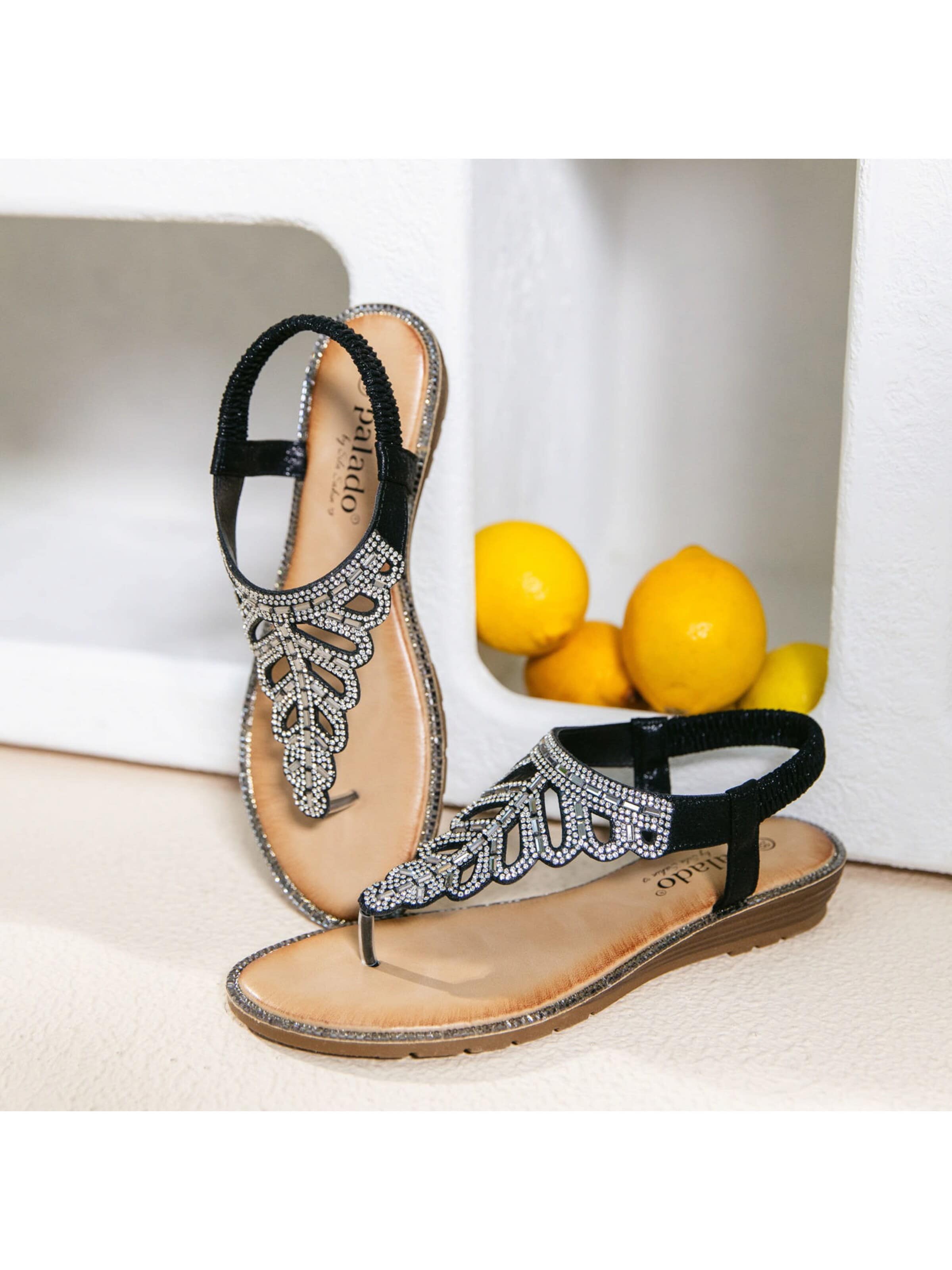 Palado by Sila Sahin Sandale 'Palado Phuza by Sila Sahin'‌‌‌‌‌‌‌‌‌‌ in Schwarz
