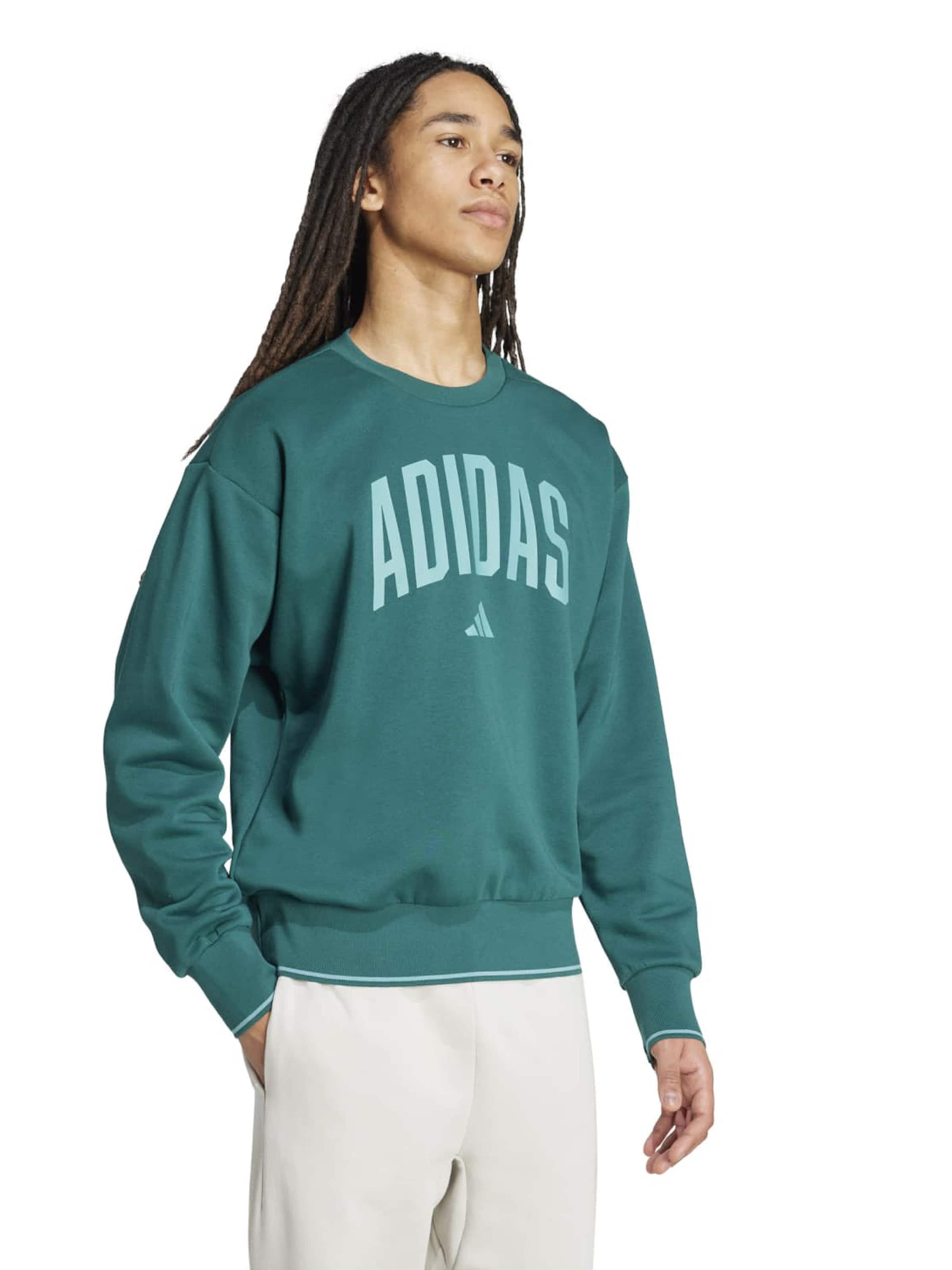 ADIDAS SPORTSWEAR - Camiseta deportiva 'COLLEGIATE' en verde