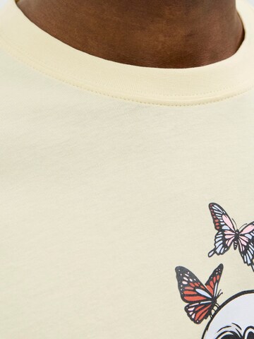 JACK & JONES Bluser & t-shirts 'JORSkull Coast' i beige
