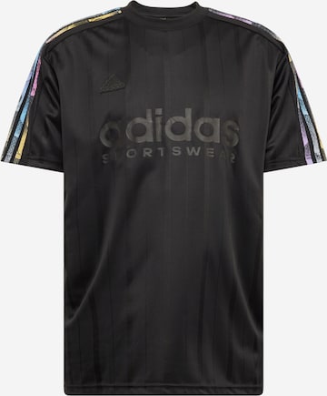 Tricou funcțional 'Tiro' de la ADIDAS SPORTSWEAR pe negru: față