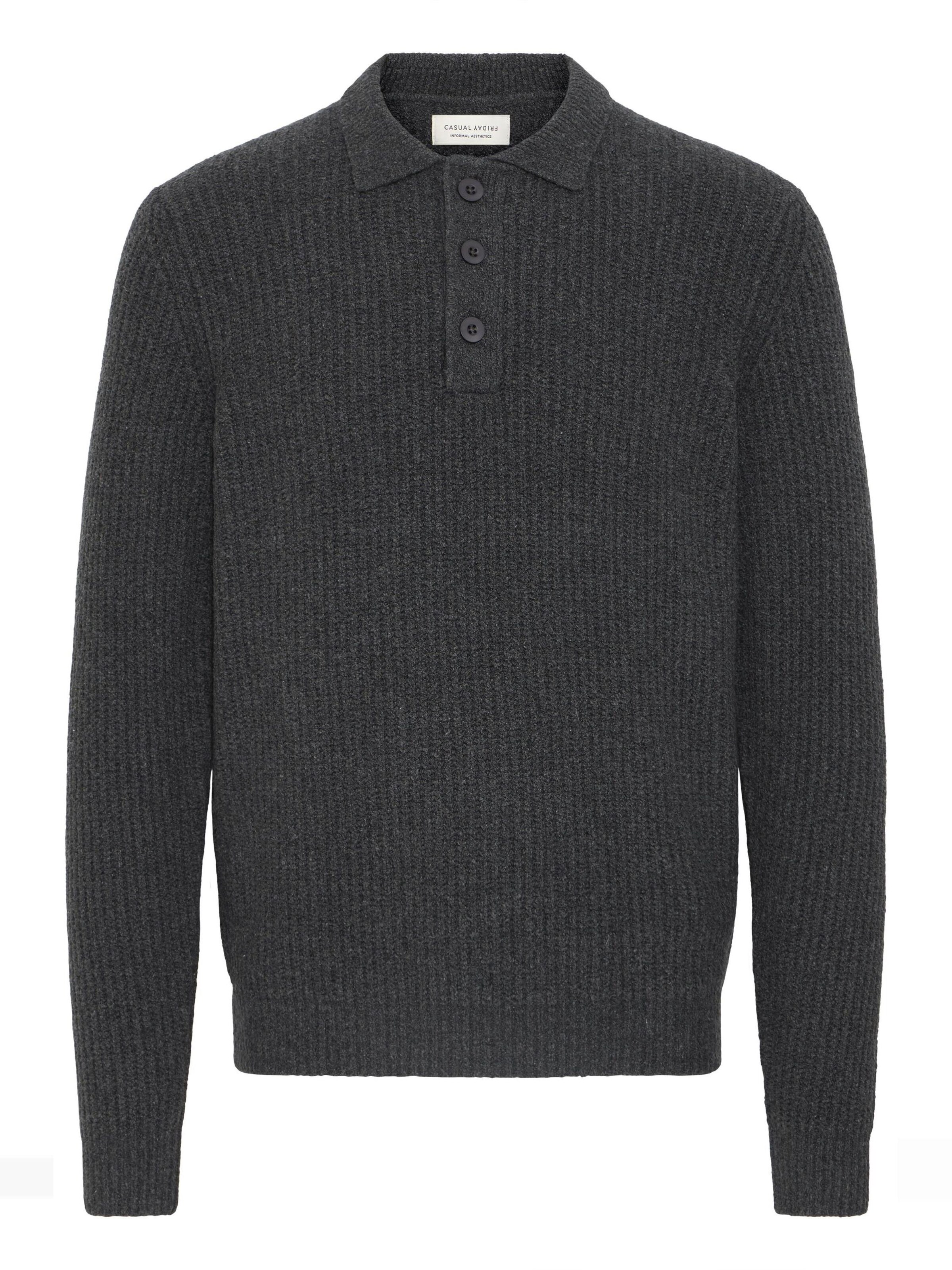 Casual Friday Sweater ' CFGAHN ' in Grey, Item view