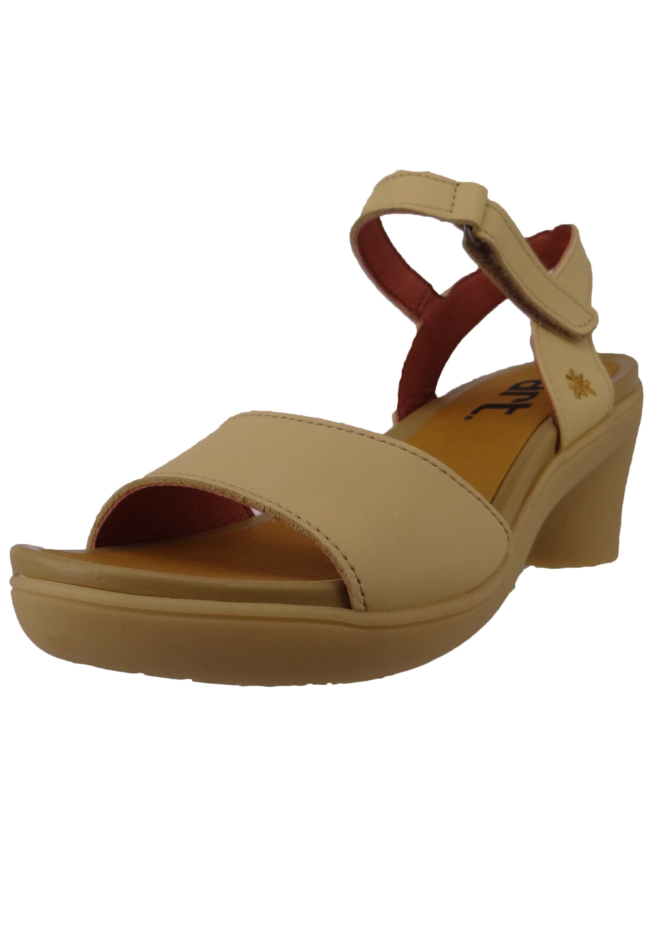 ART - Sandália em amarelo: frente