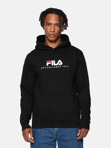 FILA Μπλούζα φούτερ 'BRUNSSUM' σε μαύρο: μπροστά