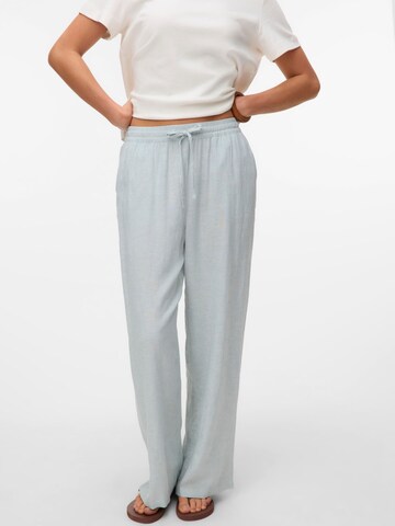 Wide Leg Pantalon 'VMLinn' VERO MODA en gris : devant