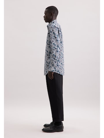 Coupe regular Chemise business SEIDENSTICKER en bleu