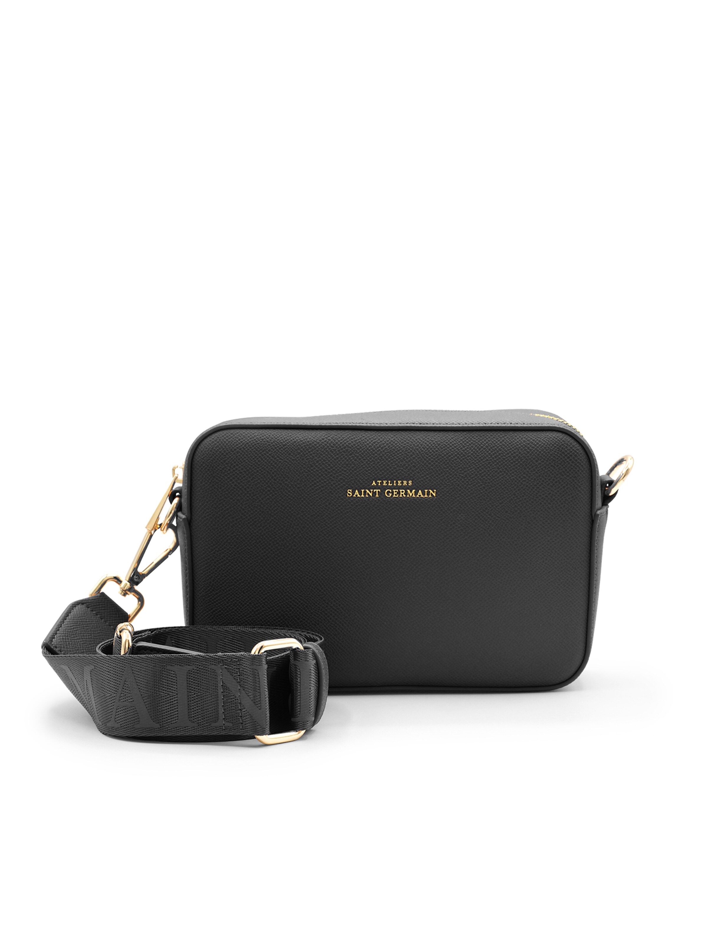 Sac à bandoulière 'CHANTILLY' Ateliers Saint Germain en noir : devant
