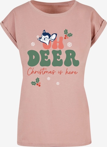 T-shirt 'Oh Deer' ABSOLUTE CULT en beige : devant