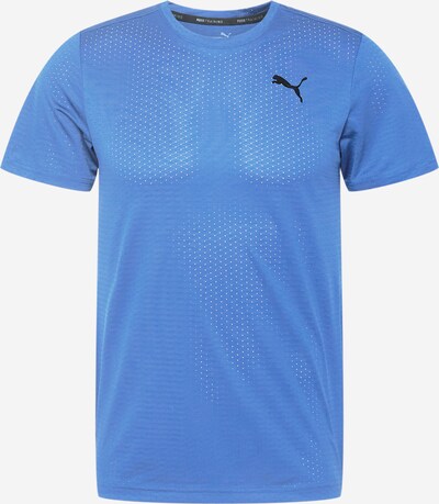 PUMA T-Shirt fonctionnel 'Fav Blaster' en bleu fumé / noir, Vue avec produit