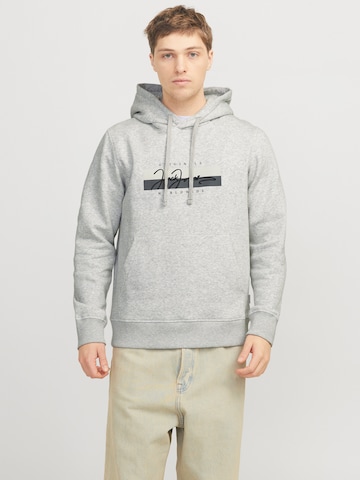 JACK & JONES Sweatshirt 'FREDERIKSBERG' in Grau: Vorderseite