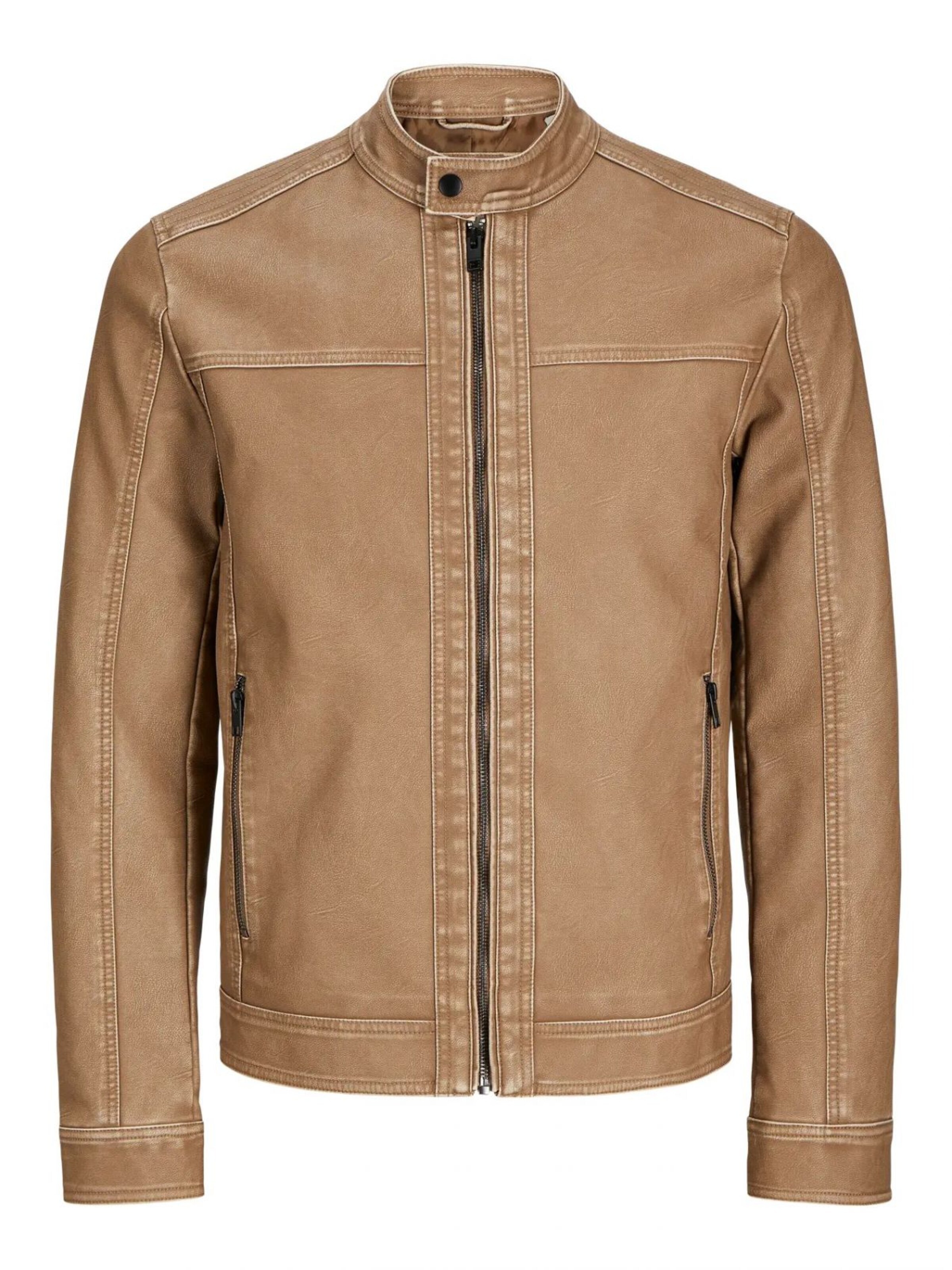 Jacks & Jones Übergangsjacke in Braun: Vorderseite