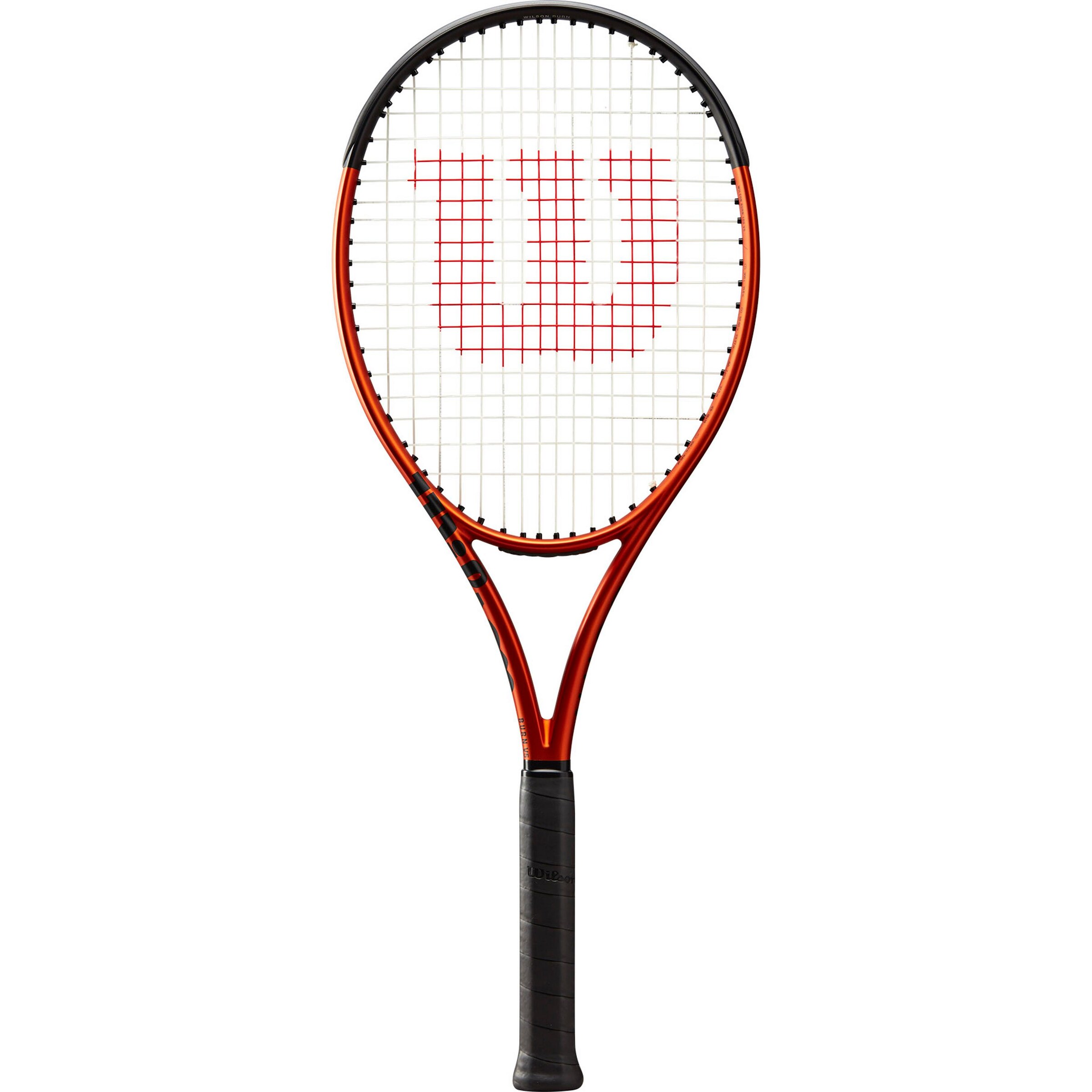 WILSON Racket 'Burn 100 v.5.0' in Orange: front