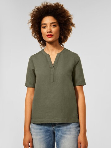 Camicia da donna di STREET ONE in verde: frontale
