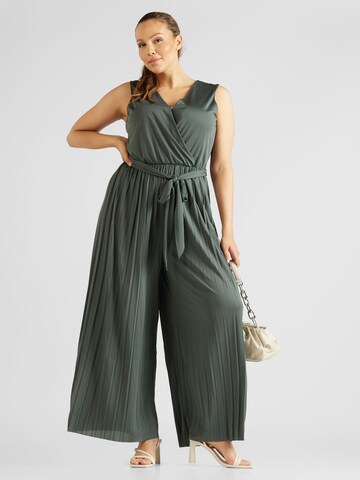 ABOUT YOU Curvy Jumpsuit 'Lola Overall' i grøn