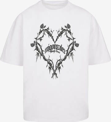 Maglietta 'Heart of Thornes' di MJ Gonzales in bianco: frontale