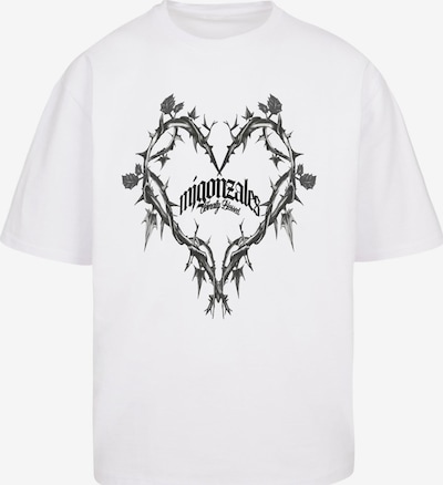 MJ Gonzales Koszulka 'Heart of Thornes' w rozmiarze XXXL w kolorze antracytowy / czarny / białym, Podgląd produktu