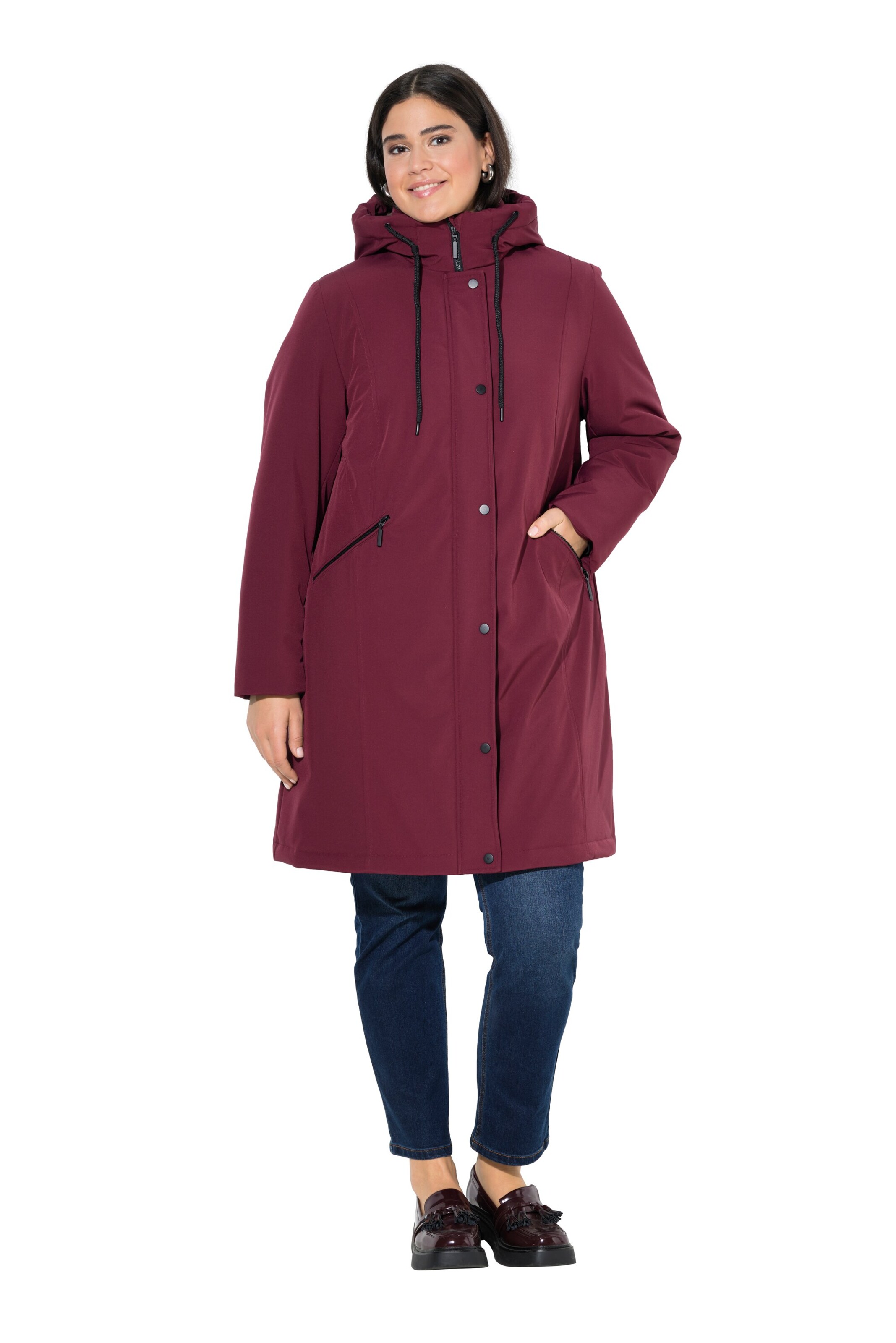Ulla Popken Übergangsjacke in Rot